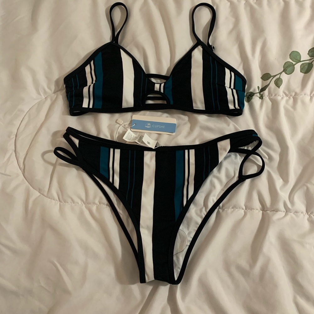 CUPSHE two piece bathing suits. All larges. Brand new, never worn. Bundled